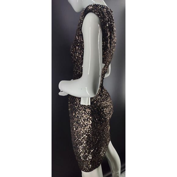 Calvin Klein Women's Dress Color Gloss Brown - Picture 4 of 16